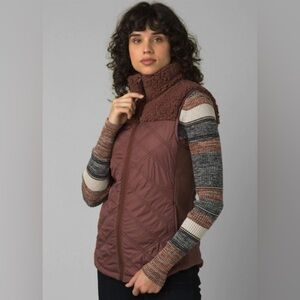 EUC - PrAna Ella Vest - size Small - color Flannel